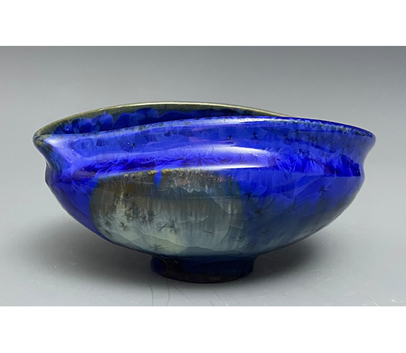 Dark Blue Bowl - Ginny Conrow